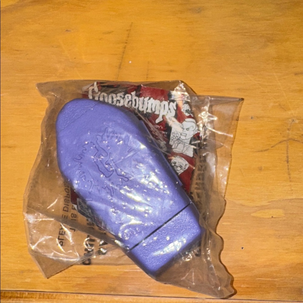 Goosebumps Purple Coffin Toy vintage